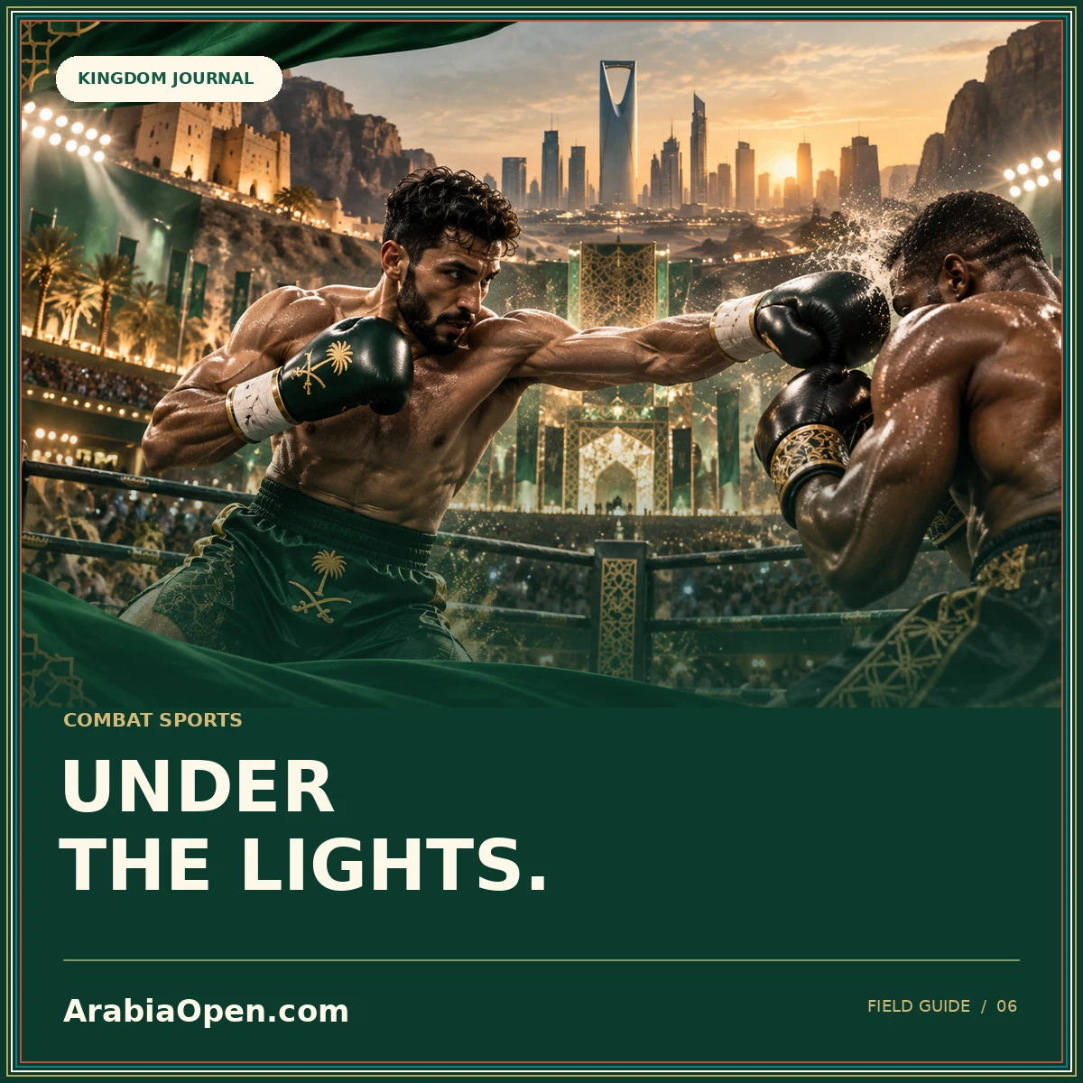 Under the lights — read the field guide