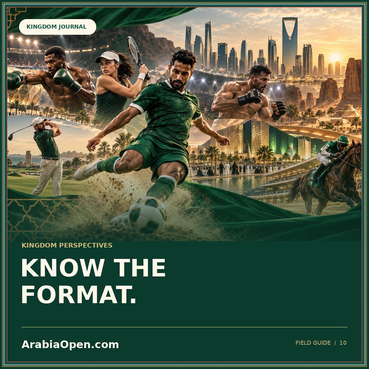 Know the format — read the field guide