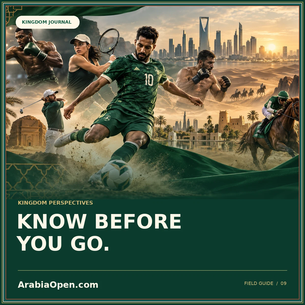 Know before you go — read the field guide